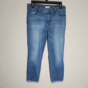 Jessica Simpson Jeans rolled cropped skinny Womens pants size 10 or 30 W